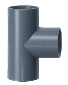 PVC Tee Fitting 50mm for Irrigation Systems
